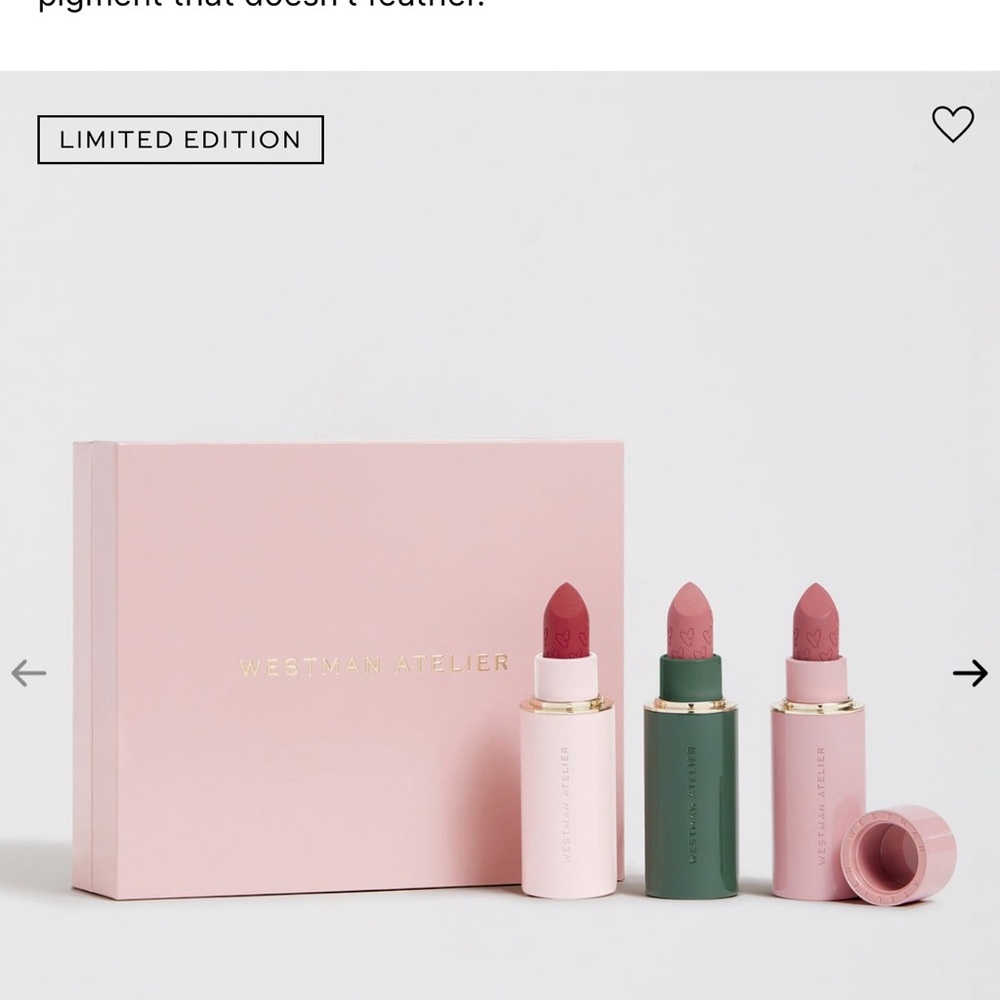 Westman Atelier Suede Matte Lipstick Trio